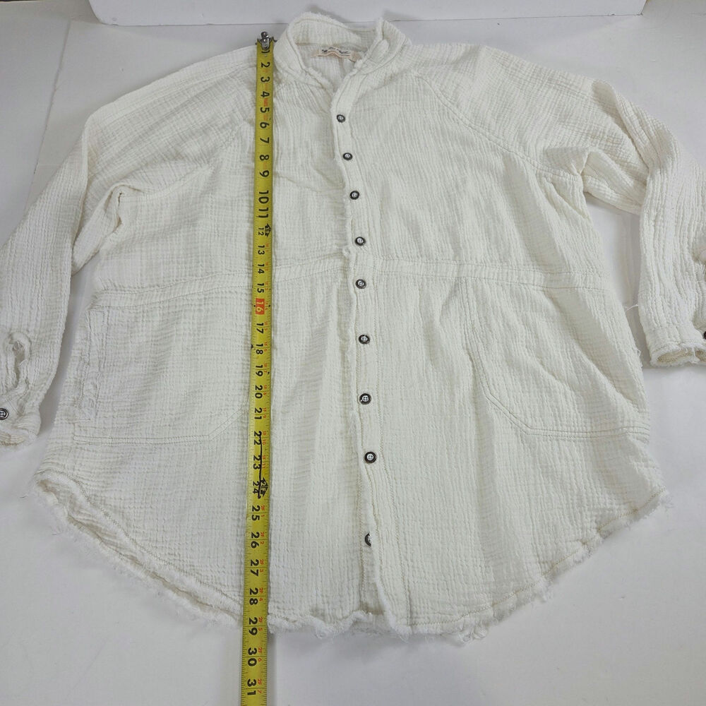 We The Free Summer Day Dream White Lightweight Top Medium - Picture 3 of 7